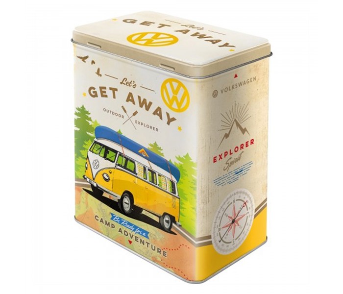 Pojemnik na kawę L VW Bulli Let Get Away 3L - Nostalgic Art 30136