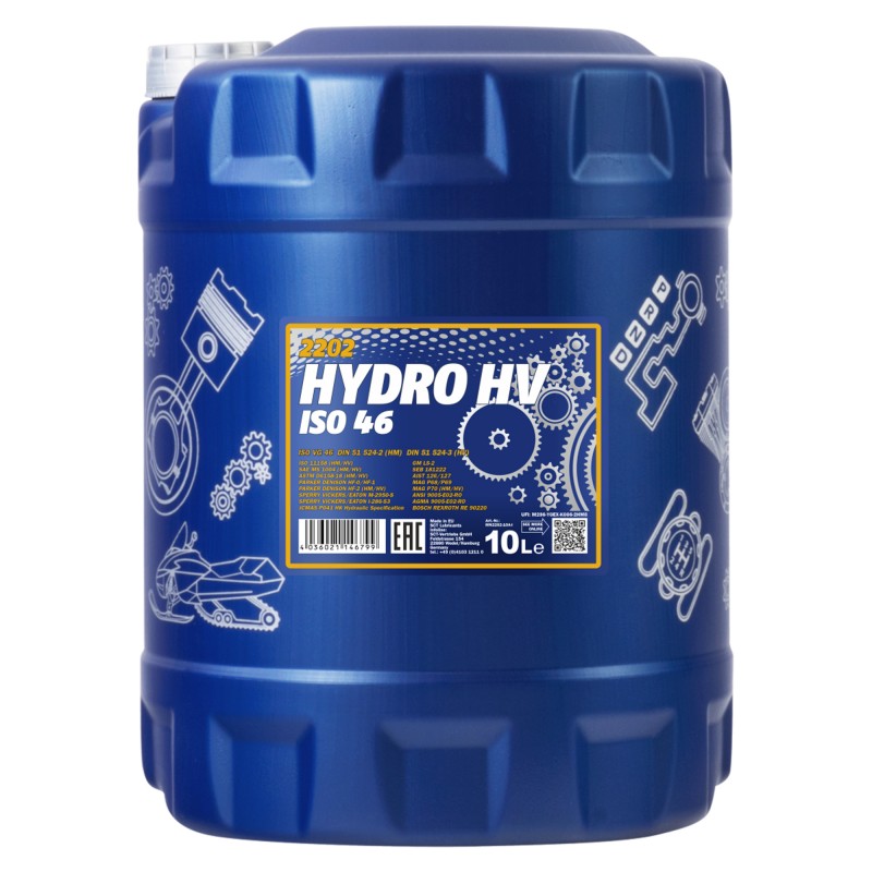 MANNOL Hydro HV ISO 46 Longlife 2202 olej hydrauliczny HVLP