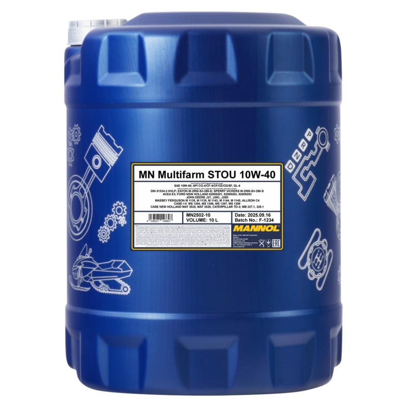 MANNOL Multifarm STOU 10W40 2502 10L olej do ciągników