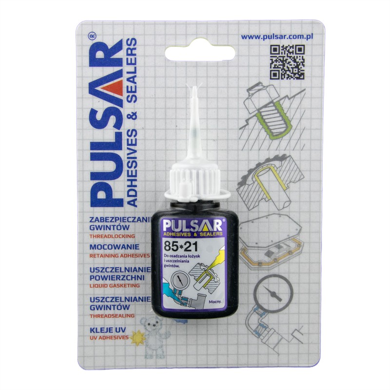PULSAR 85*21 10 ml mocny klej anaerobowy do łożysk