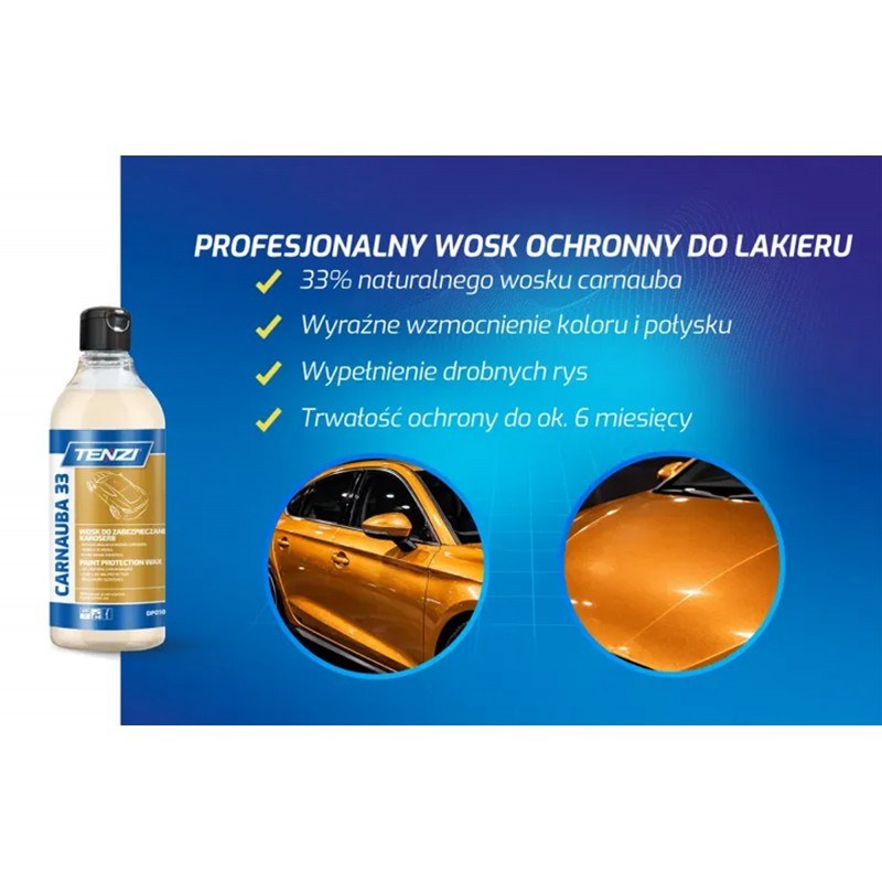 TENZI Carnauba 33 0,5L wosk z 33 procent Carnauba do lakieru