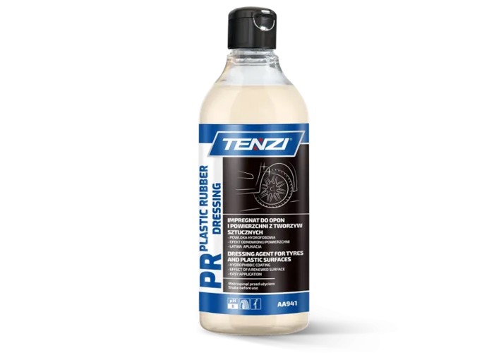 TENZI PR Plastic Rubber Dressing 0,5L do plastiku i gumy