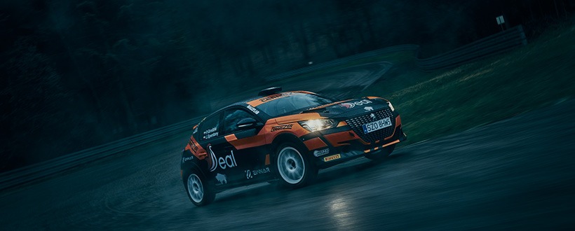 Testy przed sezonem Tor Kielce - Peugeot 208 Rally4