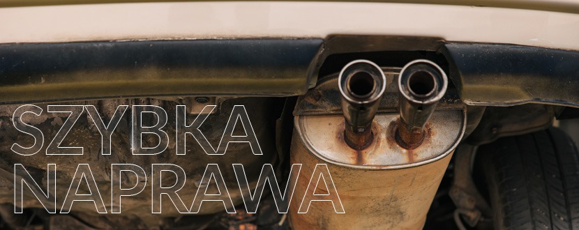 Szybka naprawa tłumika taśmą naprawczą - krok po kroku