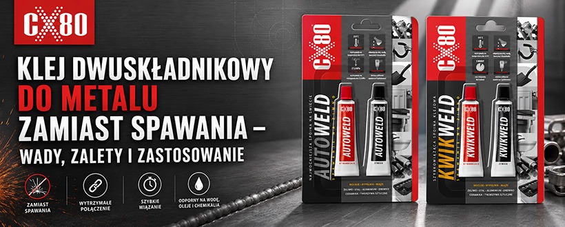 Klej dwuskładnikowy do metalu zamiast spawania – wady, zalety i zastosowanie
